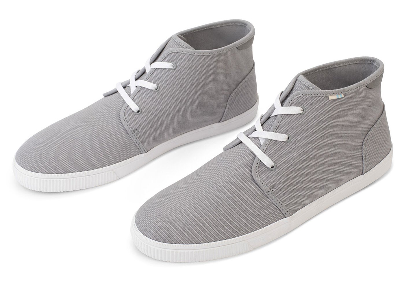 Toms Carlo Mid Sneakers Grey - Mens - 40193-LYNP